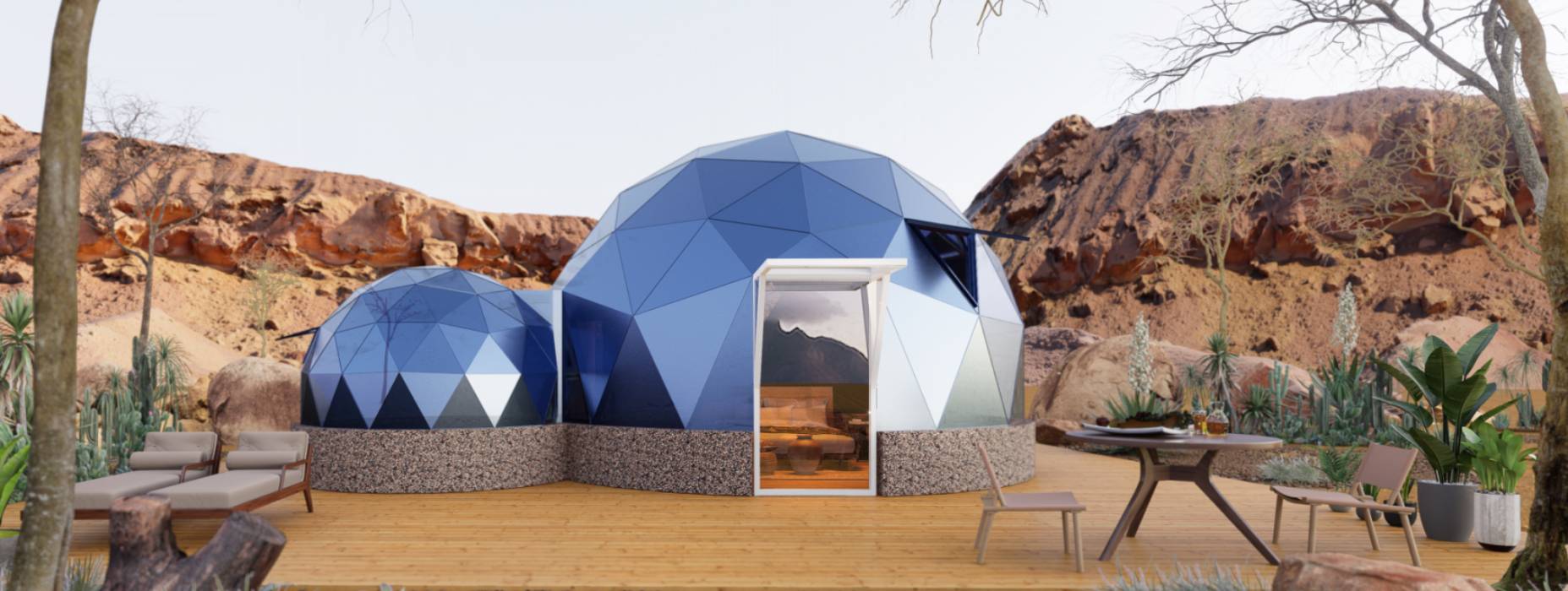 兴安县球形智能光伏玻璃星空房